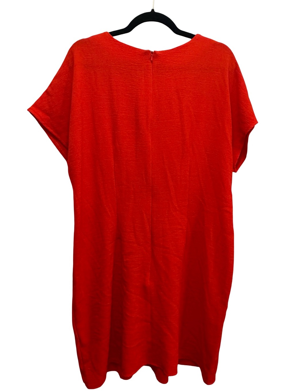 ASOS Red Shift Dress Women’s Short Sleeve Dress Size 14 - Picture 3 of 8